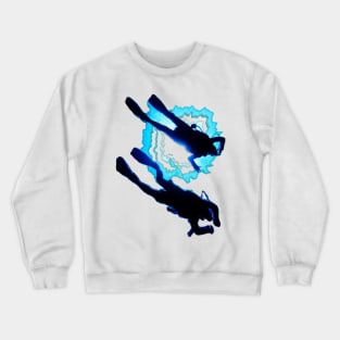 Scuba diving t-shirt designs Crewneck Sweatshirt